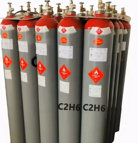 China Wholesale 99.9% Purity Ethane/ C2h6 Gas/R170 Gas Competitive Price
